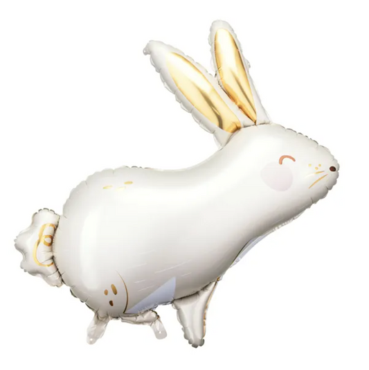 palloncino mylar - coniglietto bianco