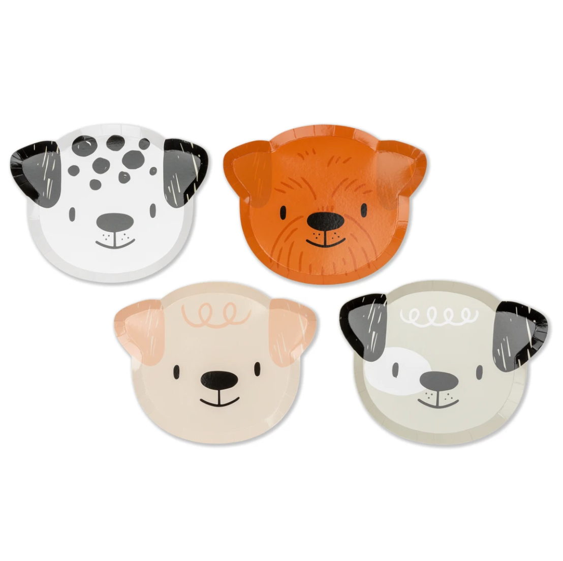 8 piatti in carta - bow wow