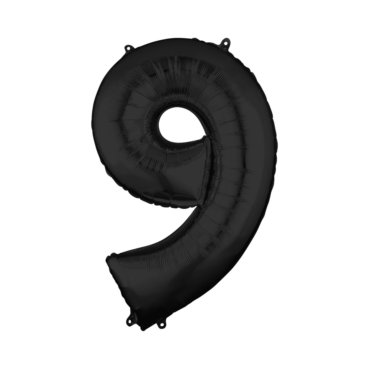 Palloncino numero NERO - gigante 102cm