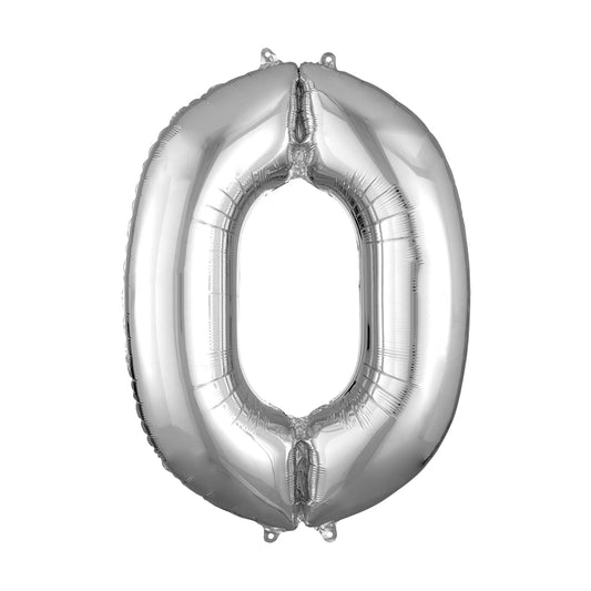 NUMERO ARGENTO - gigante 86cm