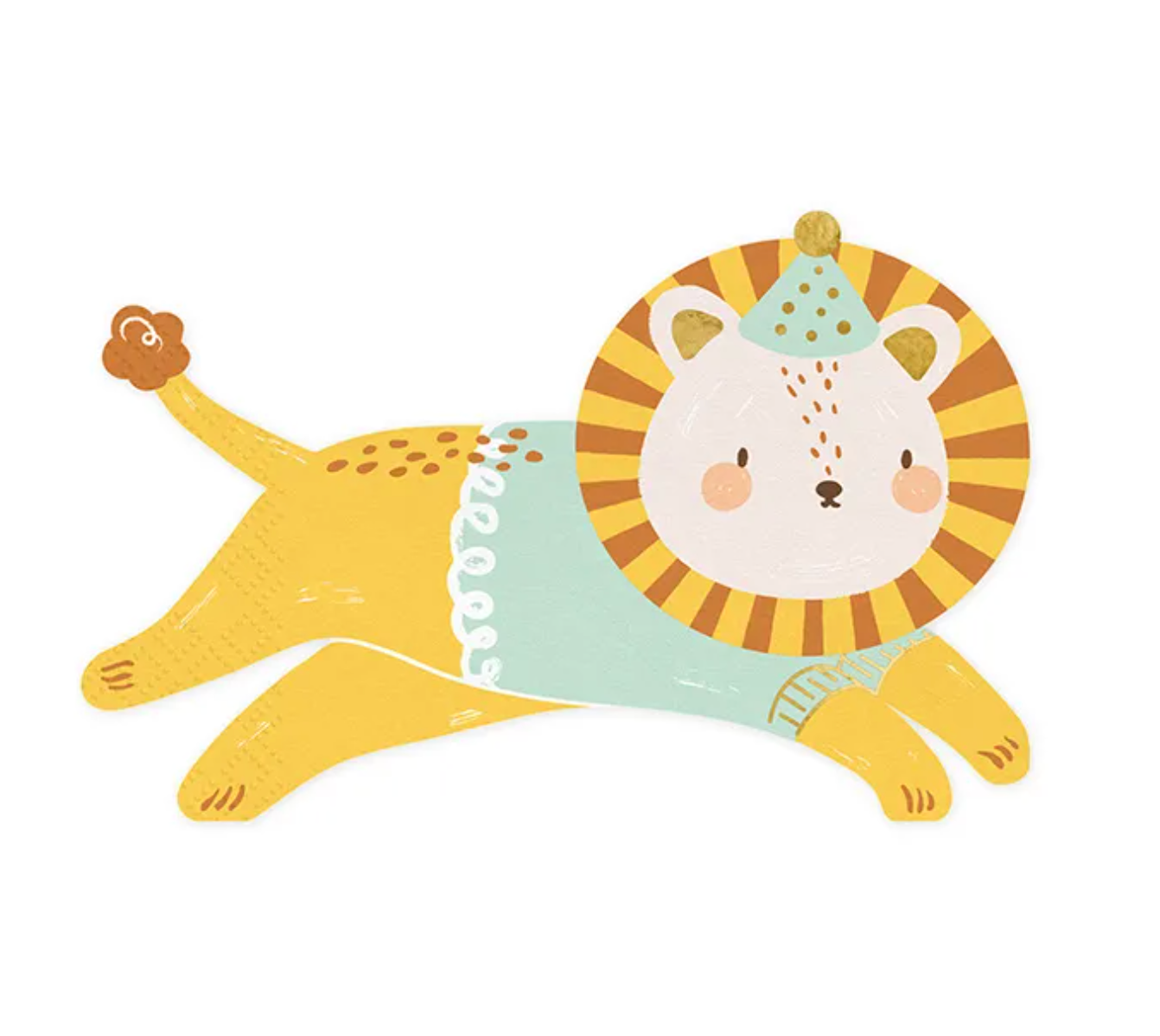 20 tovaglioli in carta - leoncino