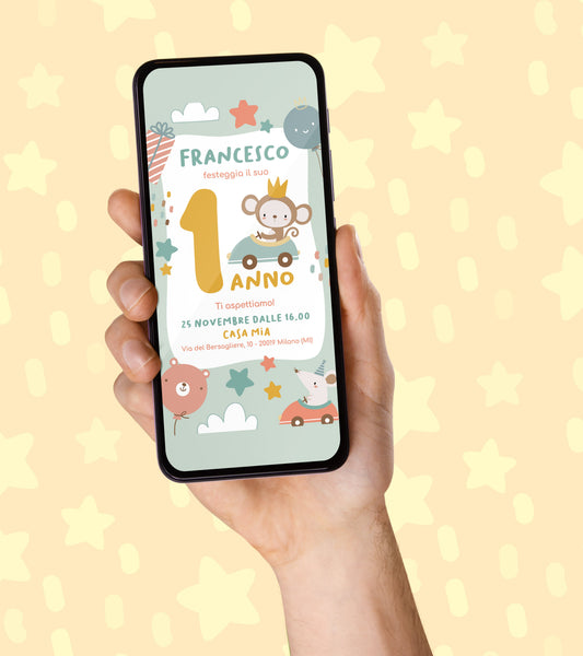 invito compleanno whatsapp personalizzato