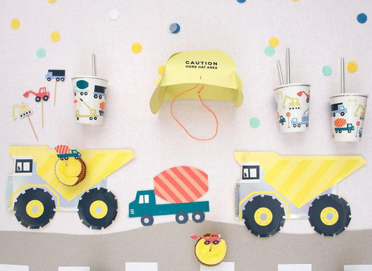 festa a tema cantiere costruzioni per bambini allestimento