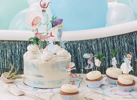 festa a tema sirenetta allestimento compleanno bambini