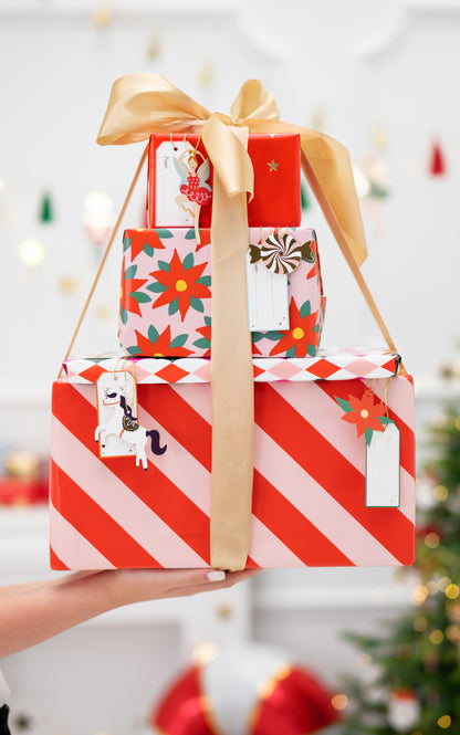 12 gift tags - Mix Christmas