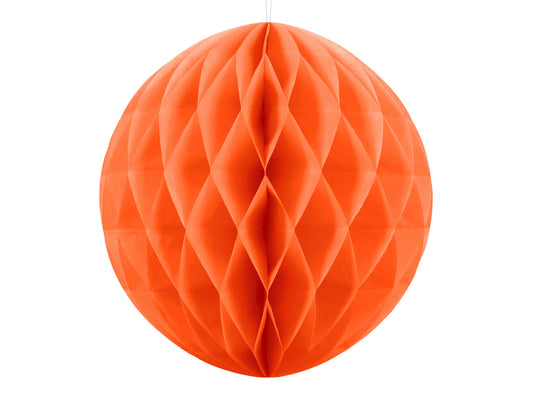 Sfera decorativa in carta 25cm - arancio