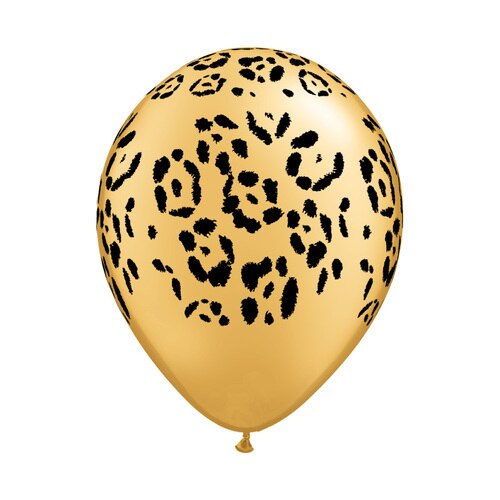 3 palloncini - stampa leopardo