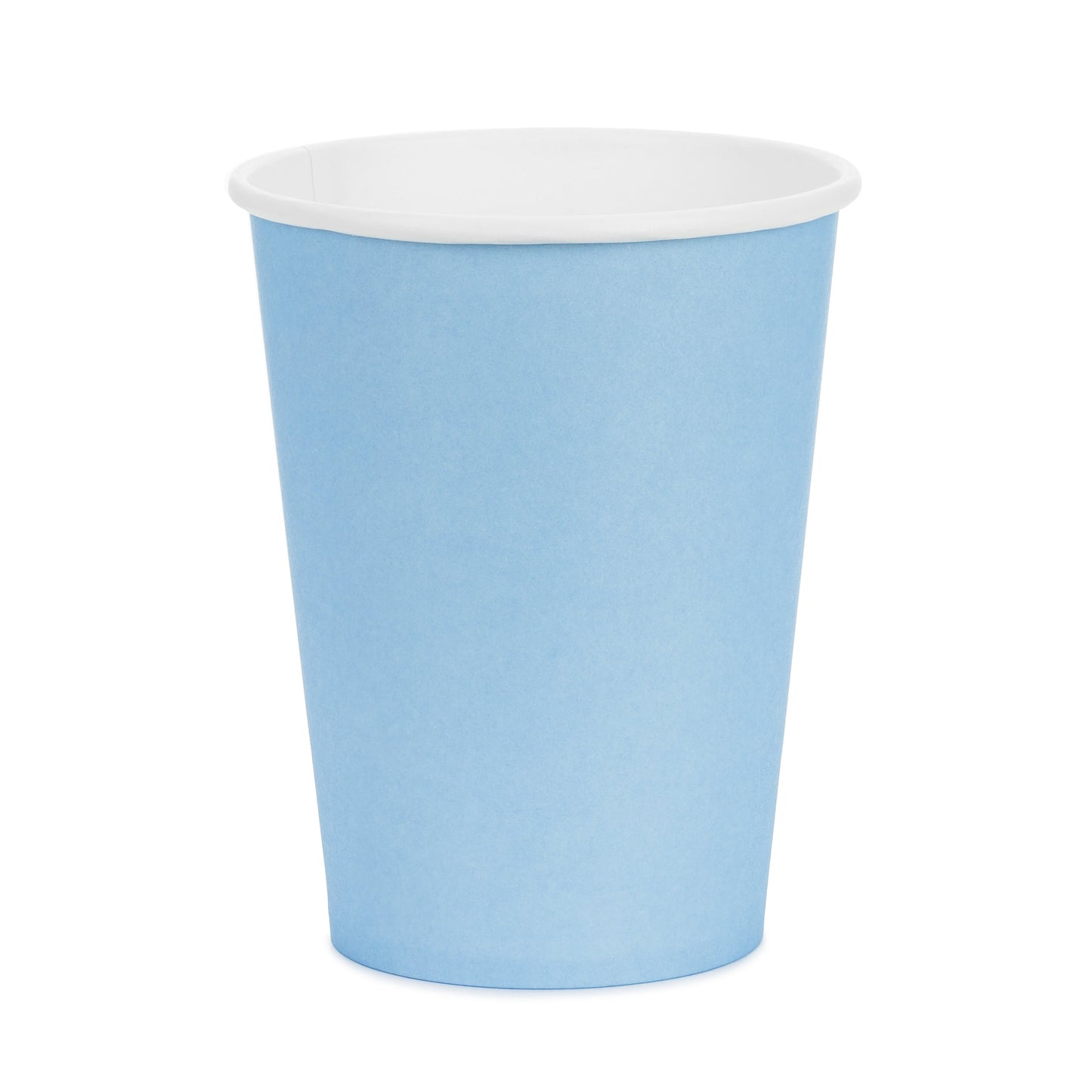 6 bicchieri in carta - Tinta Unita - Azzurro Pastello