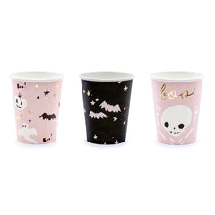 6 bicchieri in carta - Halloween Boo!