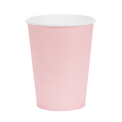 6 bicchieri in carta - Tinta Unita - Rosa Pastello