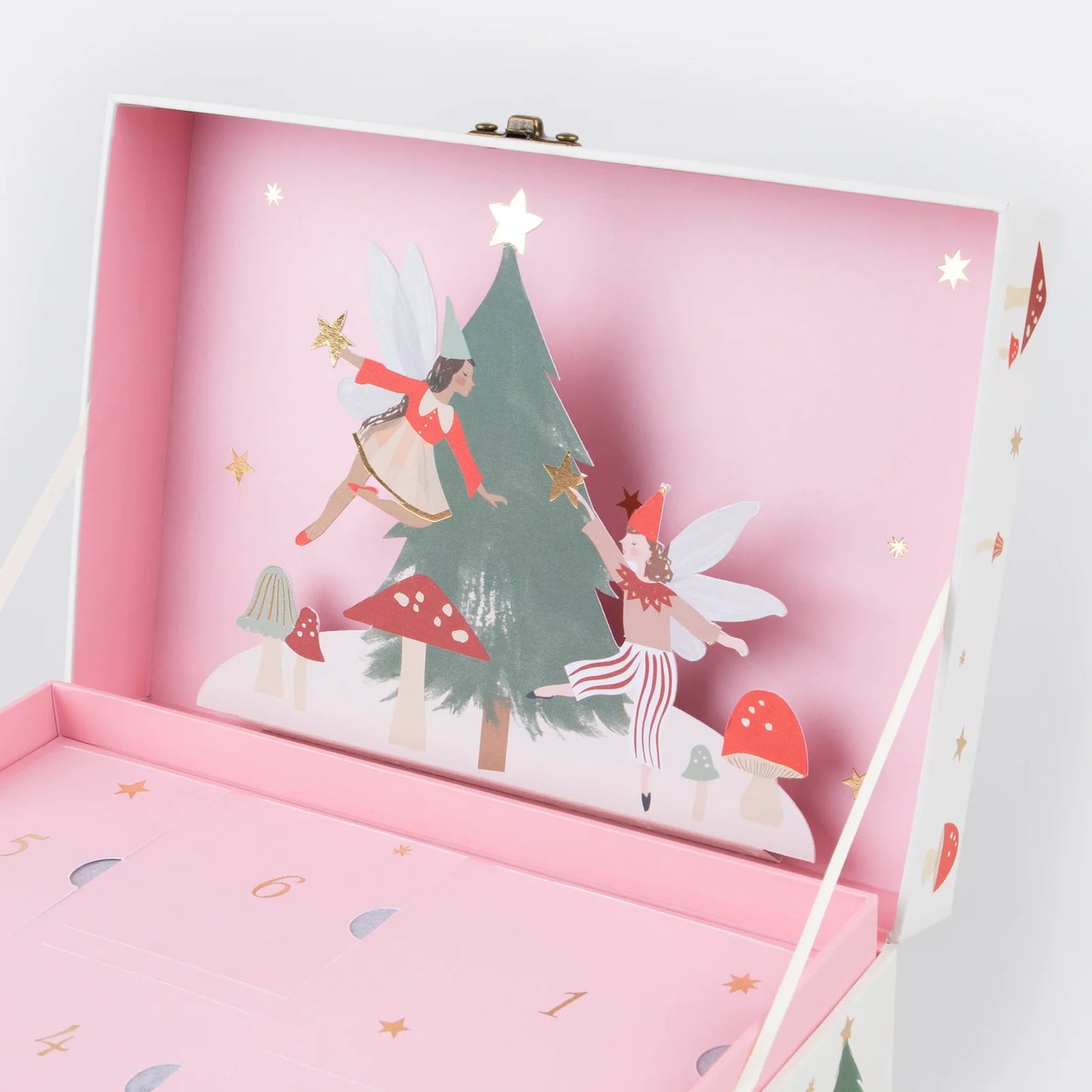 Calendario dell'Avvento - Bosco Fatato - In legno e Carta