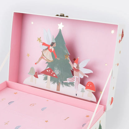 Calendario dell'Avvento - Bosco Fatato - In legno e Carta