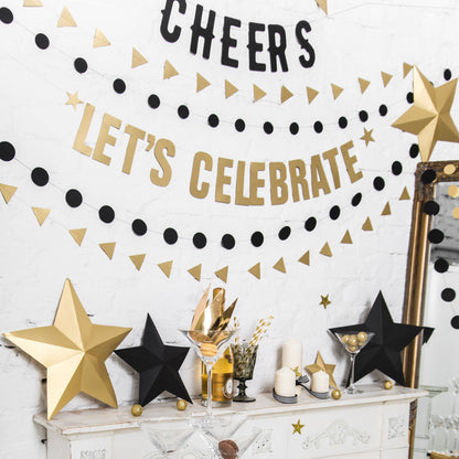 Decorazione in carta Stelle Oro