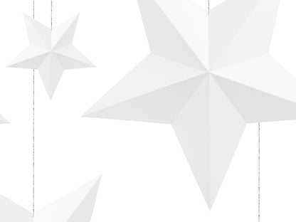 Decorazione in carta Stelle Bianche