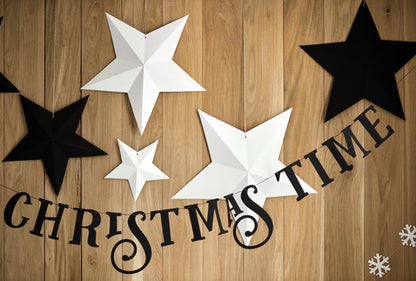 Decorazione in carta Stelle Bianche