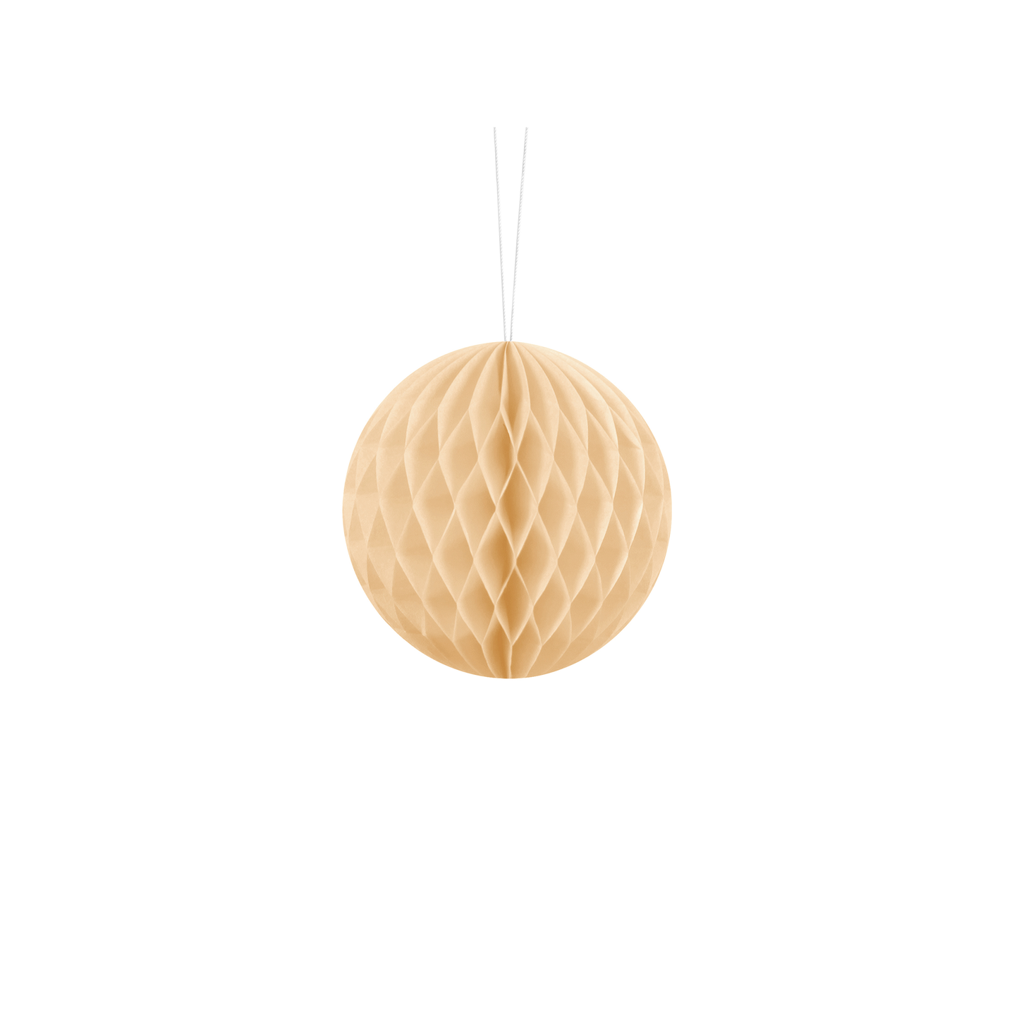 mini sfera decorativa 10cm - crema