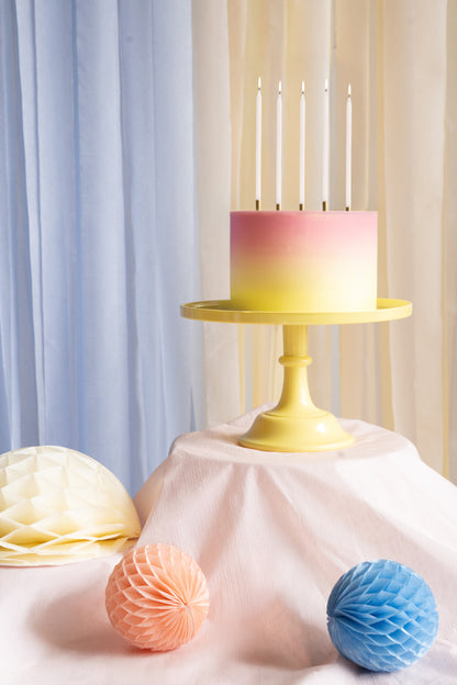 Alzatina per torta - Giallo pastello