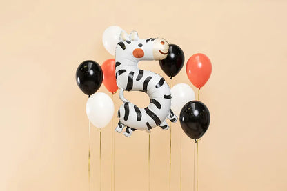 Palloncino Numero 5 - Zebra