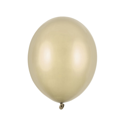 5 Palloncini GRANDE 30cm - Oro Brunito Metallizzato