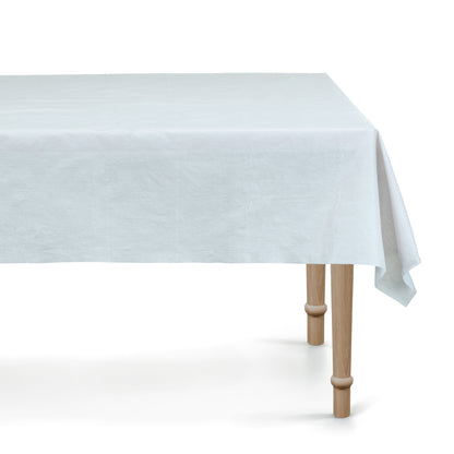 Tovaglia misto cotone - Azzurro Pastello 120x180 cm