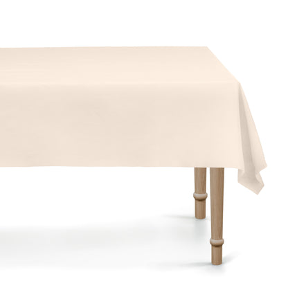 Tovaglia Rettangolare in plastica - Beige 137x183 cm