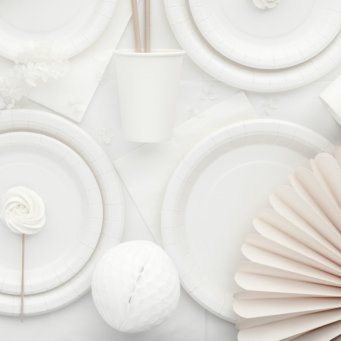 Tovaglia Rettangolare in plastica - Bianco 137x183 cm