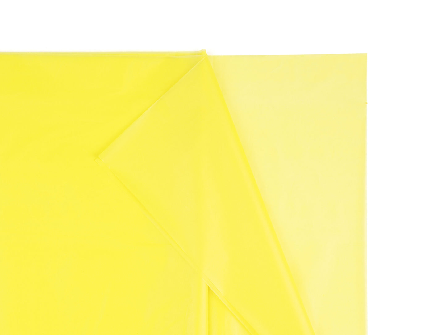 Tovaglia Rettangolare in plastica - Giallo Vivace 137x183 cm