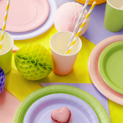 Tovaglia Rettangolare in plastica - Giallo Vivace 137x183 cm