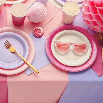 Tovaglia Rettangolare in plastica - Lilla 137x183 cm