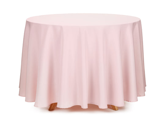 Tovaglia Rotonda in tessuto - Rosa 230 cm