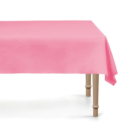 Tovaglia Rettangolare in plastica - Rosa scuro 137x183 cm