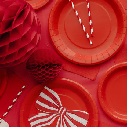 Tovaglia Rettangolare in plastica - Rosso 137x183 cm