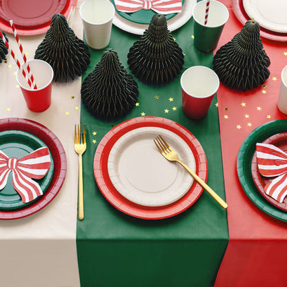 Tovaglia Rettangolare in plastica - Verde Scuro 137x183 cm