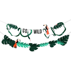 bandierina in carta - jungle
