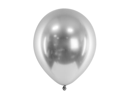 Palloncino GRANDE 30cm - Argento Metallizzato Glossy