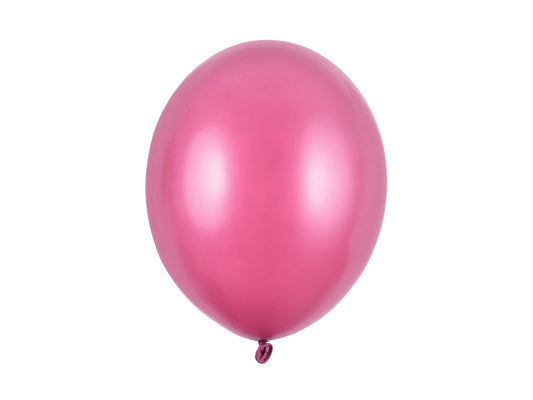 5 Palloncini GRANDE 30cm - Rosa Acceso Metallizzato