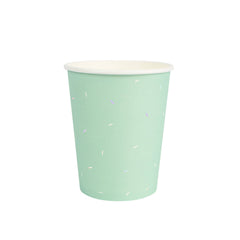 8 Bicchieri in Carta - Menta