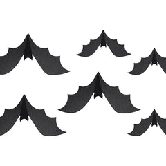 Decorazioni in carta - Pipistrelli neri