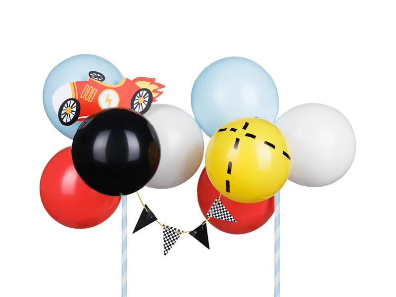 Cake topper - mini Palloncini Racing Cars