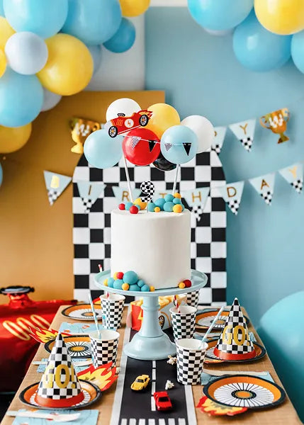 Cake topper - mini Palloncini Racing Cars
