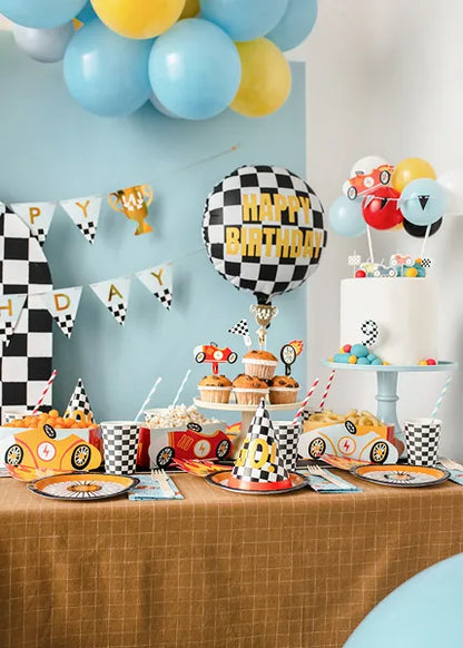 Cake topper - mini Palloncini Racing Cars