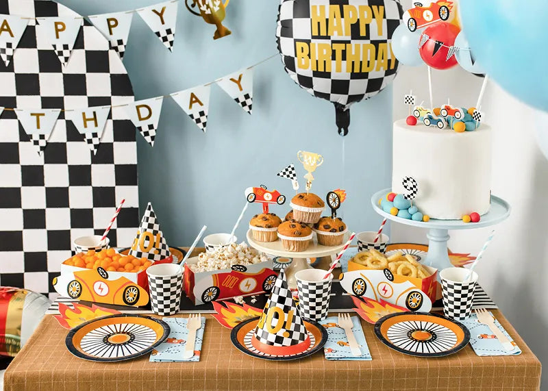 Cake topper - mini Palloncini Racing Cars