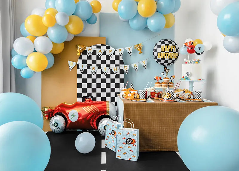 Cake topper - mini Palloncini Racing Cars