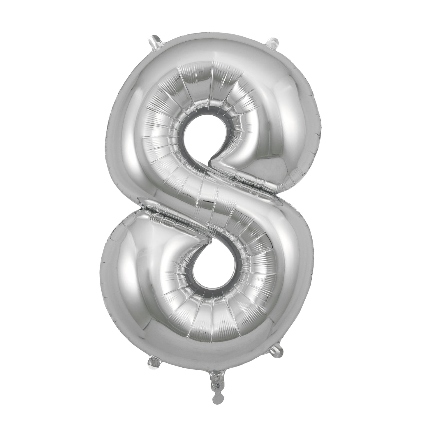NUMERO ARGENTATO "8" – Foil Balloon