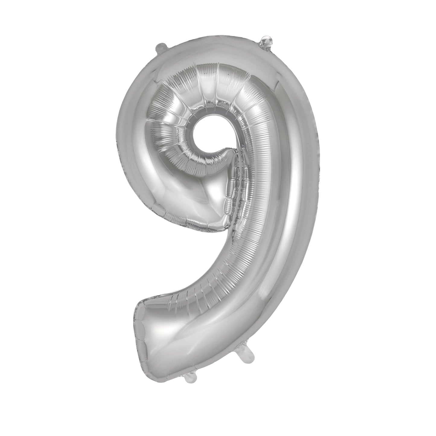 NUMERO ARGENTATO "9" – Foil Balloon