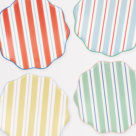 Party in a Box Summer Preppy: tavola estiva a righe pastello