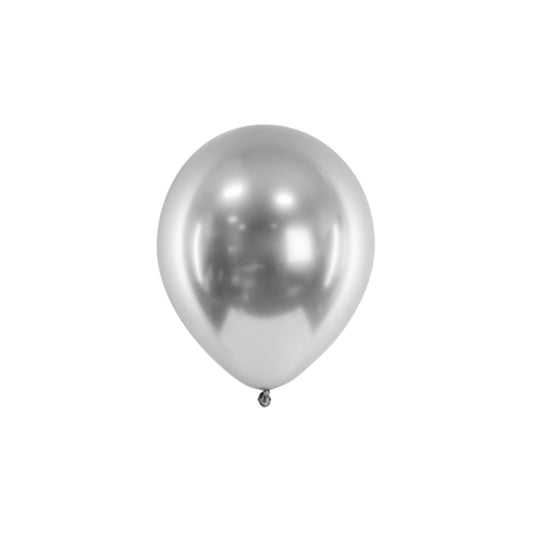 MINI Palloncino 12cm - Argento Metallizzato