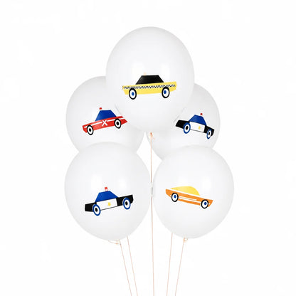 5 palloncini - stampa macchinine