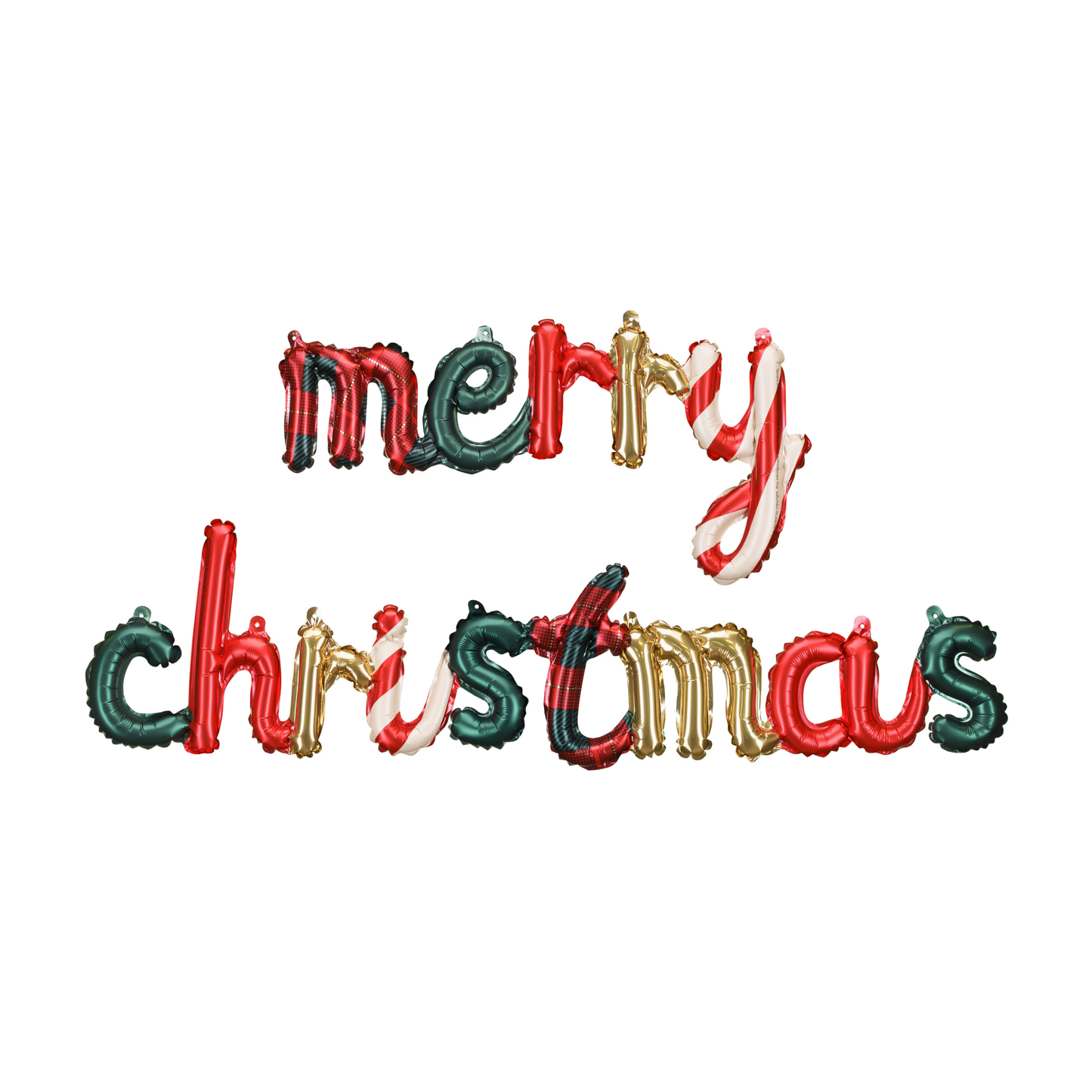palloncino mylar - Scritta merry christmas