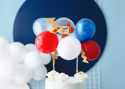 Cake topper - mini Palloncini Aeroplanino